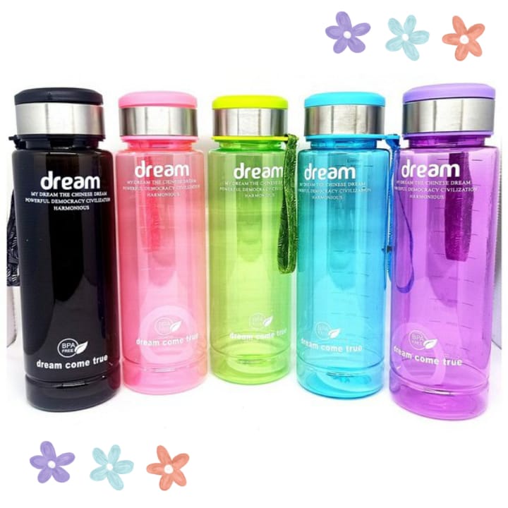 Botol Air Minum Dream 1000 ml Sporty Botol Warna Warni 1 liter