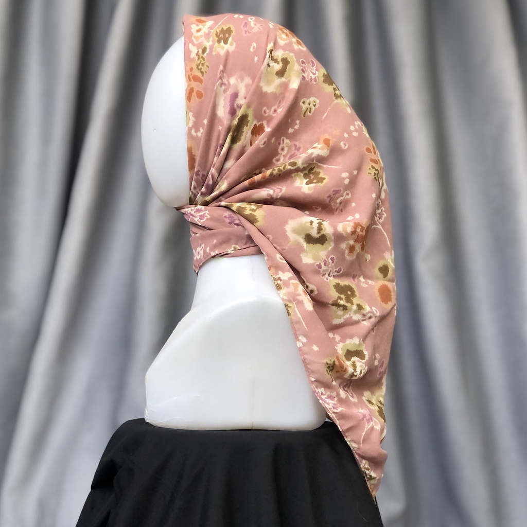 SYELO SEGIEMPAT square polycotton fine viney kerudung jilbab hijab segiempat jahit grosir GYNDA