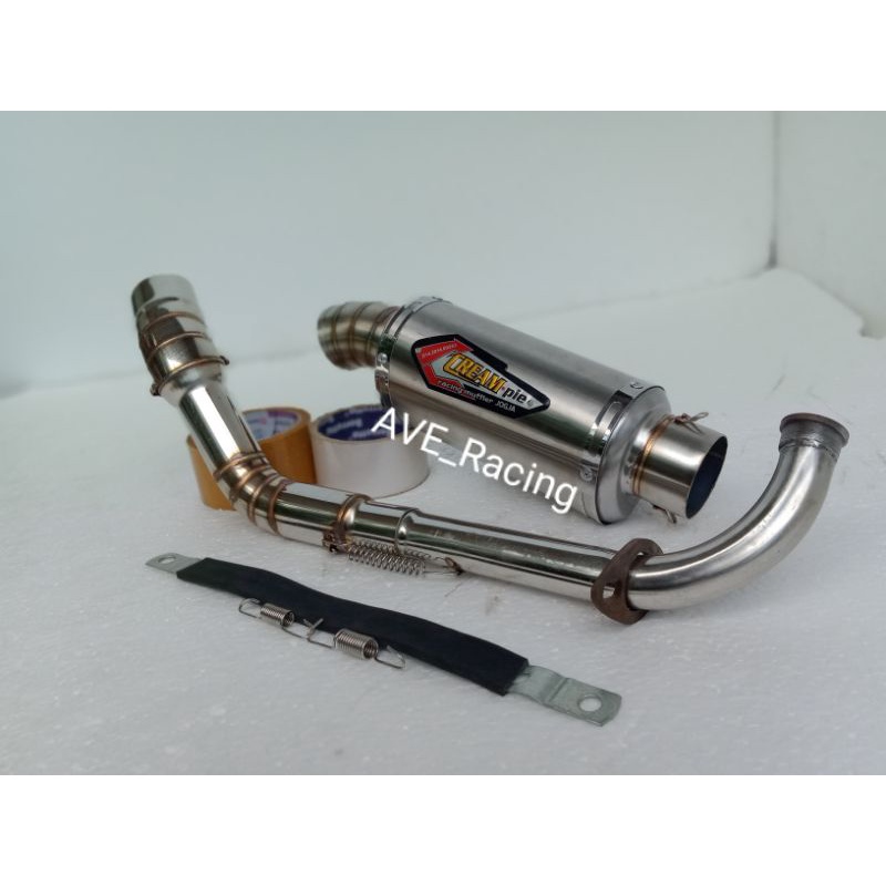 Knalpot racing CREAMPIE buat Honda Vario 110, 125, 150