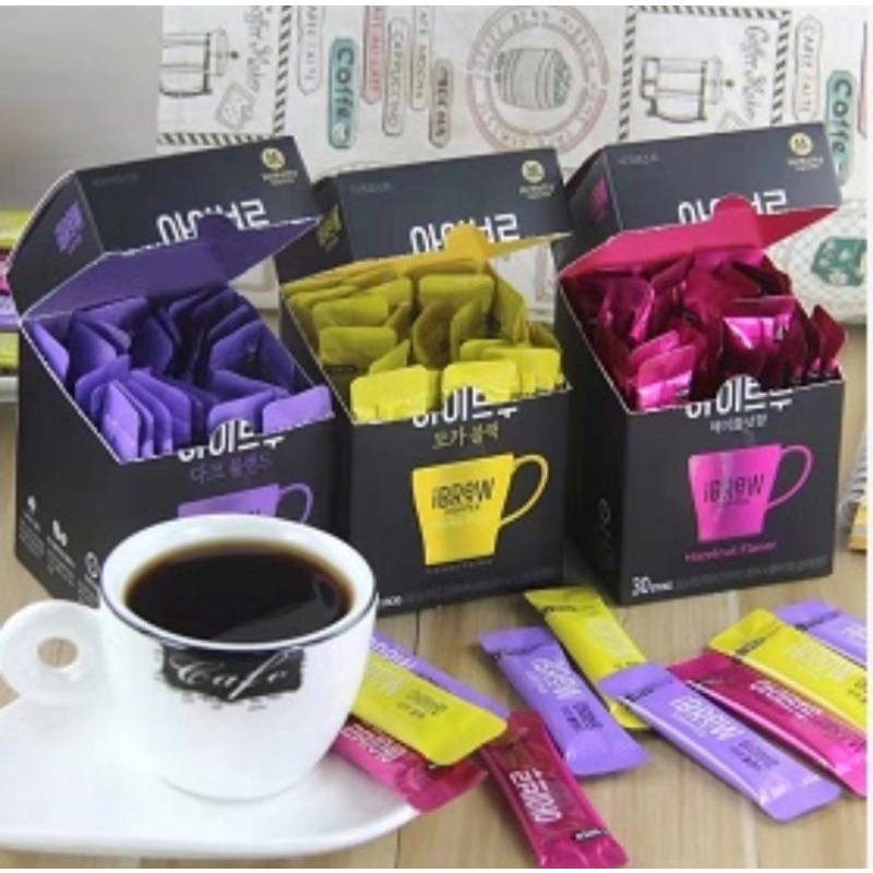 

[10 Sachet] McNulty Korea Black Coffee Zero Sugar No Sugar Kopi Coffee Korea