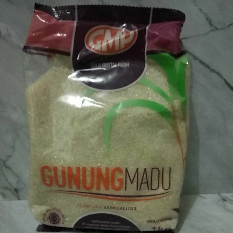 

Gula Pasir GMP 1kg/Gunung Madu