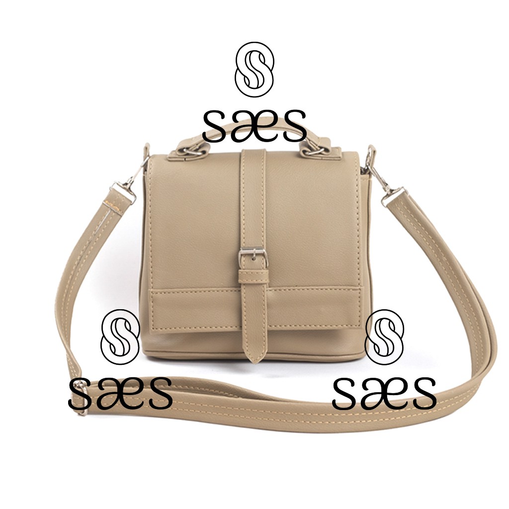 SAES Kenangan Tas Selempang Mini Saes Wanita Hitam Saes shop 002