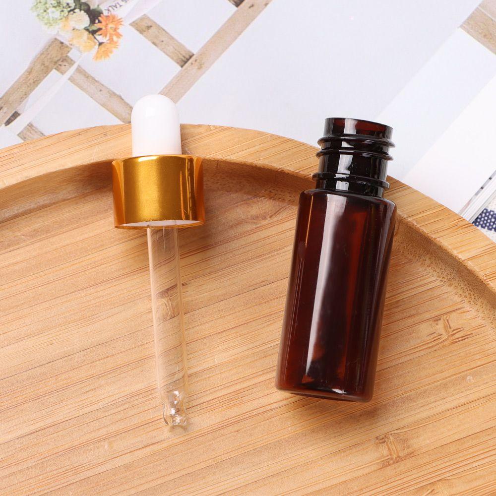 POPULAR Populer 1Pcs Botol Pipet PET Wadah Parfum Essential Oil Botol Toples Vial