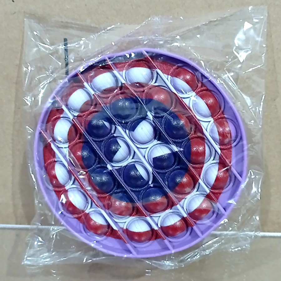 Pop It Captain America Viral Push Pop Bubble Fidget Maiman Pop It-3