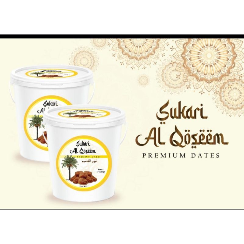 

kurma sukari kemasan timba 850gr asli original