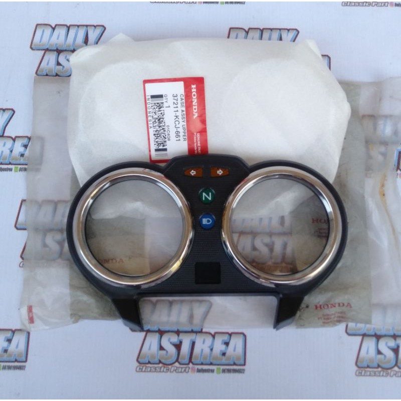 Kaca Mika Tutup Spido Spidometer Speedometer Atas Honda Tiger Revo Barong New Ori 37211-KCJ-661