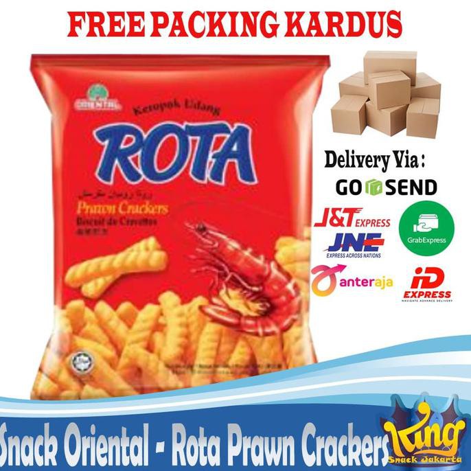 

Jual Rota Prawn Kerupuk Udang 60 Gram Snack Oriental Import Malaysia