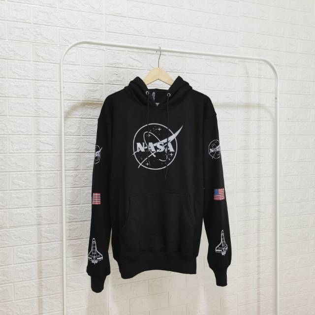 Sweater Hoodie Nasa H&amp;M Riot Space FullTag &amp; Lebel