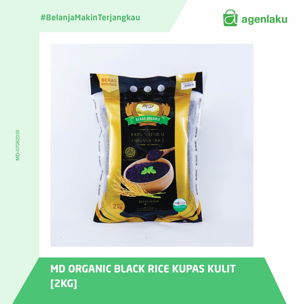 

MD Organic Black Rice Kupas Kulit Sosoh [2kg]