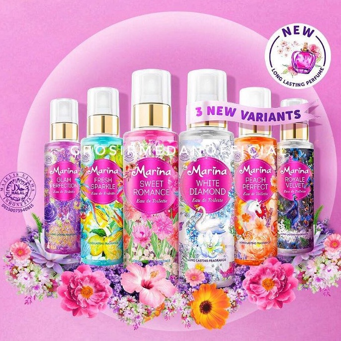 MARINA PARFUM EAU DE TOILETTE - WANGI HARUM TAHAN LAMA