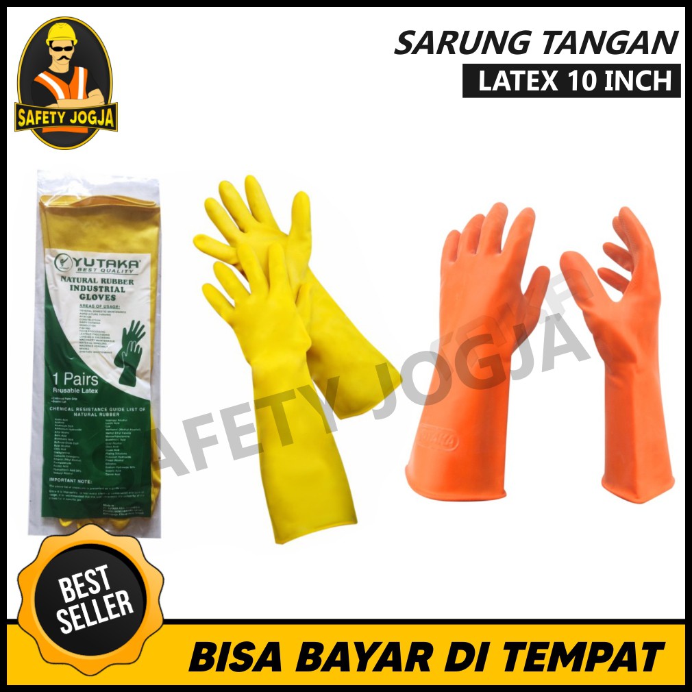 SARUNG TANGAN KARET LATEX LOBSTER INDUSTRIAL GLOVES TEBAL