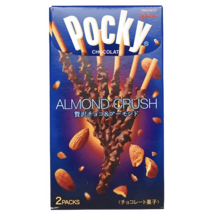 

⭐ COD ⭐ POCKY almond crush jepang pocki almon kacang crunch glico pokky import