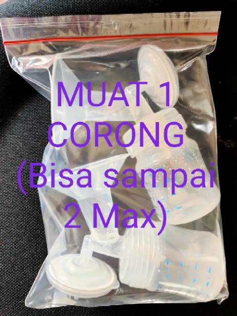 10 20 Plastik Corong ASI/ Zip Lock Corong ASI/ Plastik ASI/ Plastik Vakum Kedap Udara/Ziplock Baju