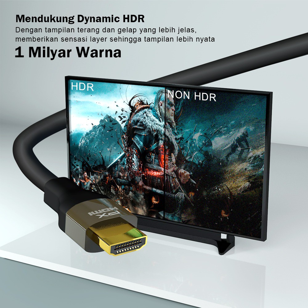 HDMI Kabel 2.1 High-Speed 8K HDR Smart HDMI Cable 3M PX HD2-3X