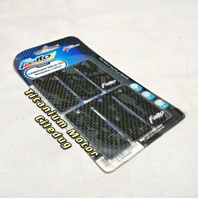 Lidah Membran Karbon NINJA 150 R / NINJA 150 RR Faito Racing