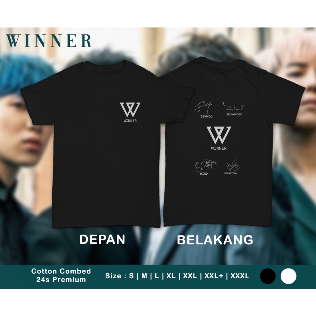 Pretty Savage- Kaos Oversize Winner Sign Depan Belakang