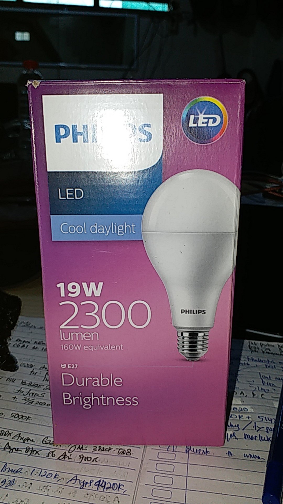 PHILIPS LAMPU  LED  BULB 19W 19 WATT  PUTIH GARANSI 3 