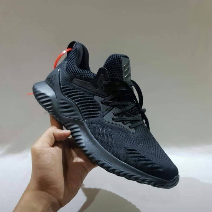 Sepatu Adidas Alphabounce Beyond Full Black Sport Import Original Running Terbaru
