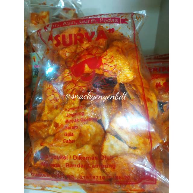 

KERIPIK SINGKONG SURYA 175gram