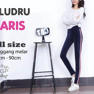 KODE BARANG 390 APlus Legging  Bludru wanita FENDI  