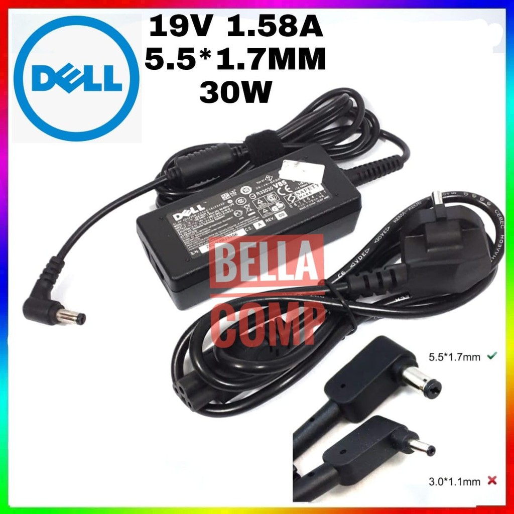 Adaptor Laptop Dell inspiron Mini 10 910 1010 1011 1012 1210 19V 1.58A