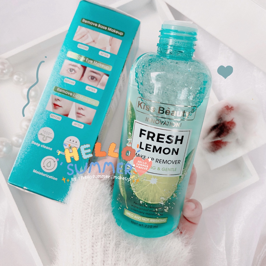 KBEAUTY - Fresh Lemon Makeup Remover / Micellar Cleansing Water 220ml