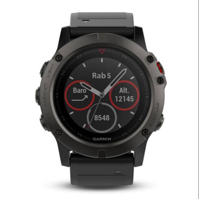 GARMIN Fenix 5X Sapphire Gray Garansi TAM 2 TAHUN