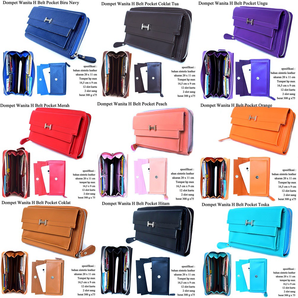  Dompet HP Wanita  H Belt Soft Shopee Indonesia