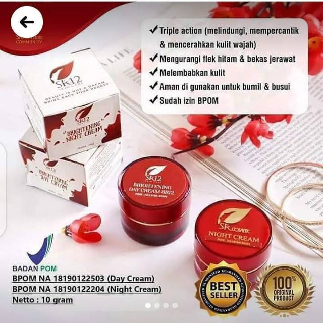 

Ampuh!!! Krim Pencerah Herbal/ Brightening Cream/ SR12