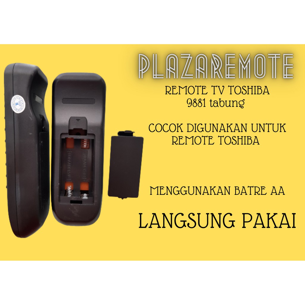 REMOTE TOSHIBA TV TABUNG 90119 PUTIH 9881 9922