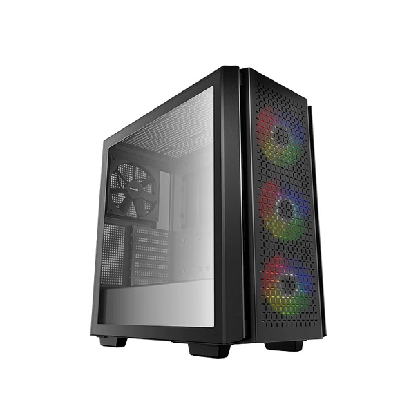 Gaming Case DEEPCOOL CG560 - Free 4 Fan Mid Tower Casing PC Komputer