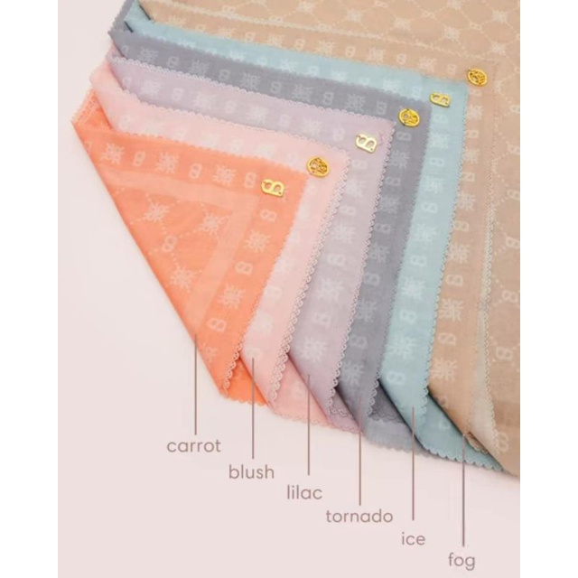 Xanadu Monogram Buttonscarves x Ria Miranda