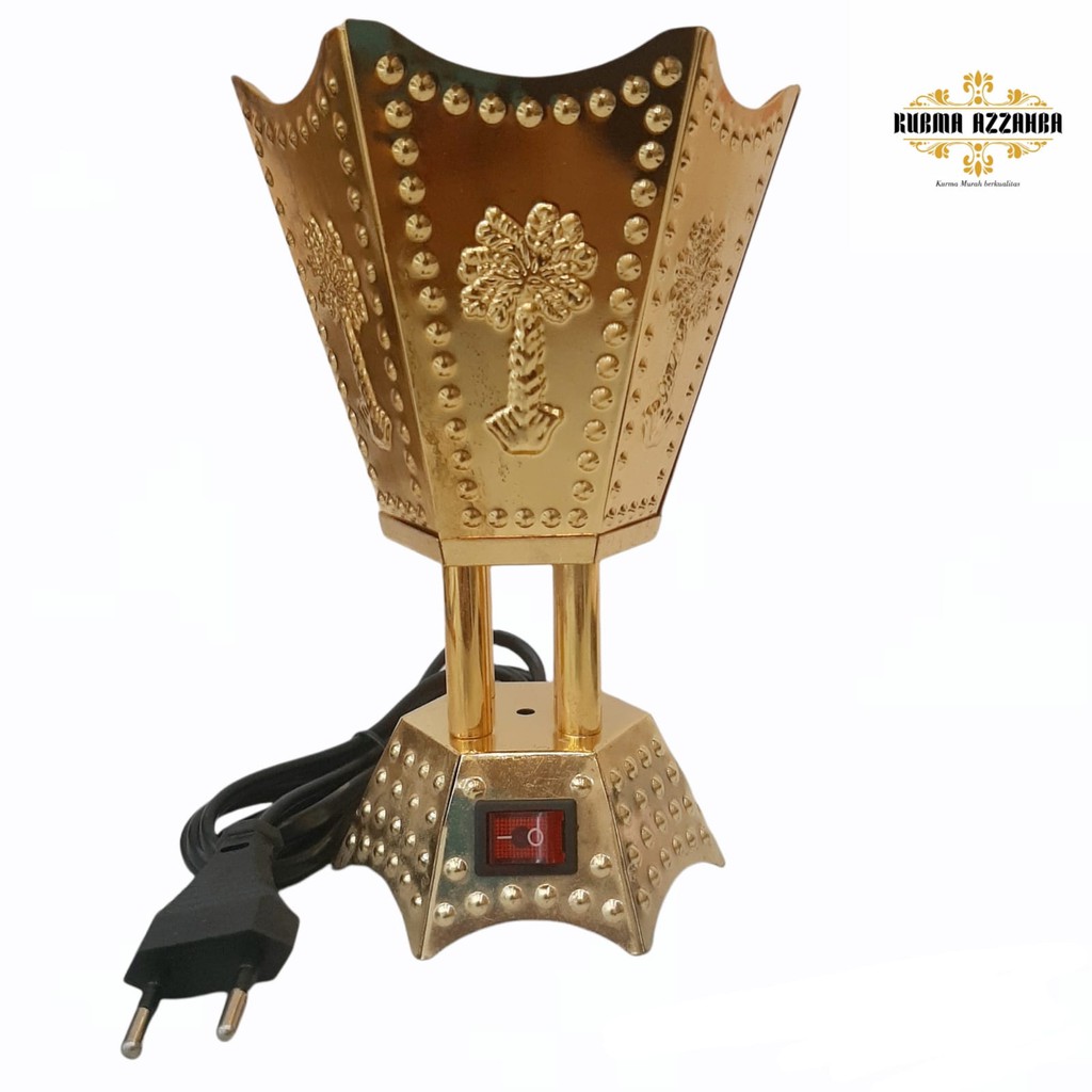 Prapen Elektrik / Incense Burner / Tempat Pembakar Dupa Elektrik Motif Pohon kurma