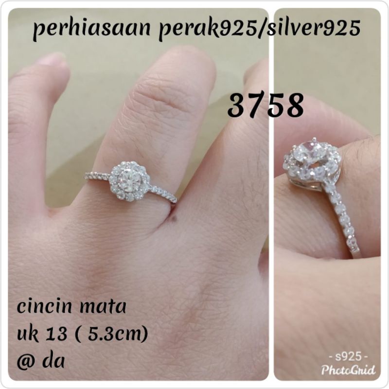 CINCIN BATU PUTIH 3758 PERAK 925