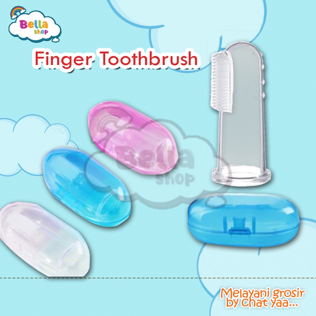 BELLASHOP / BEBELYS FINGER TOOTHBRUSH SIKAT LIDAH DAN GIGI BAYI