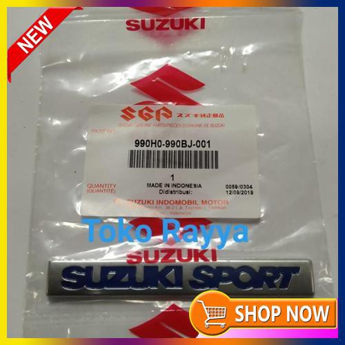 (Disc) Emblem Logo SUZUKI SPORT SPOILER ALL NEW ERTIGA ORIGINAL SGP QR0103