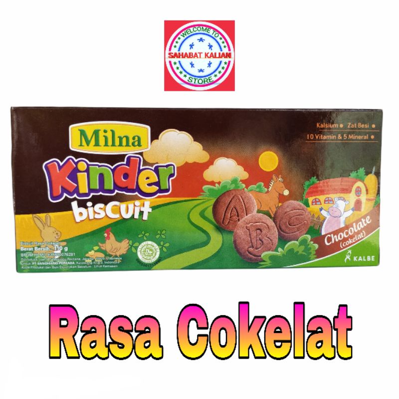 MILNA KINDER BISKUIT 110GR PER 1 BOX