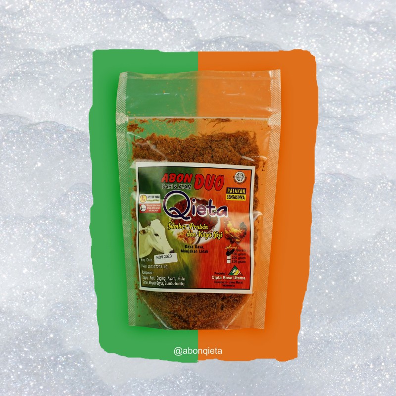 

Qieta Abon Duo 100 g