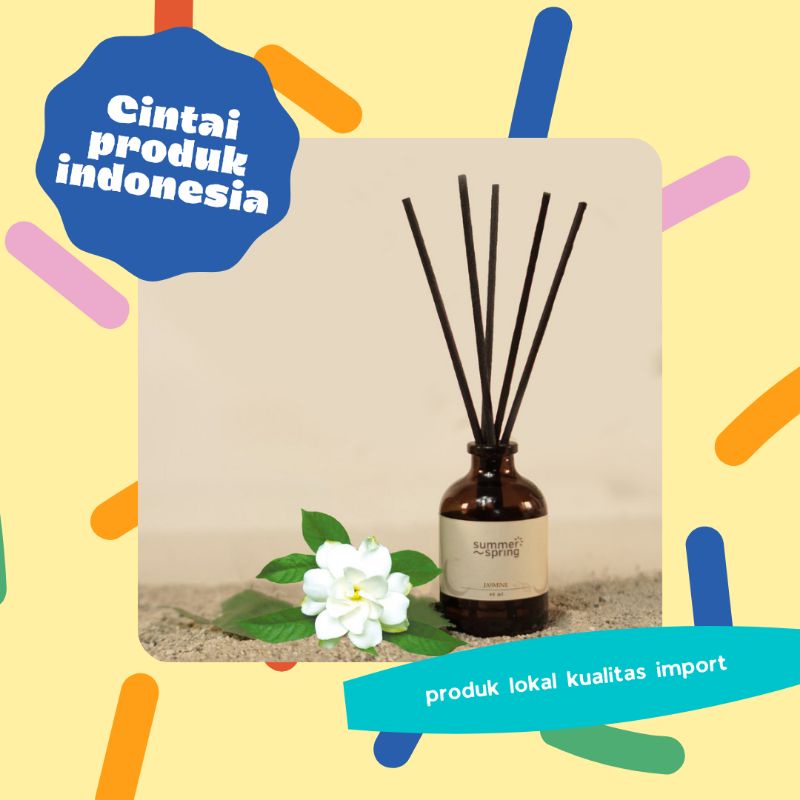 Pengharum Ruangan Aromateraphy Reed Diffuser Summerspring Original