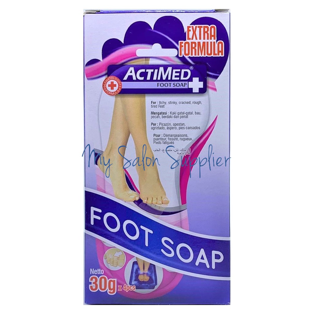 Actimed Foot Soap isi 4 Packet (1 Box)