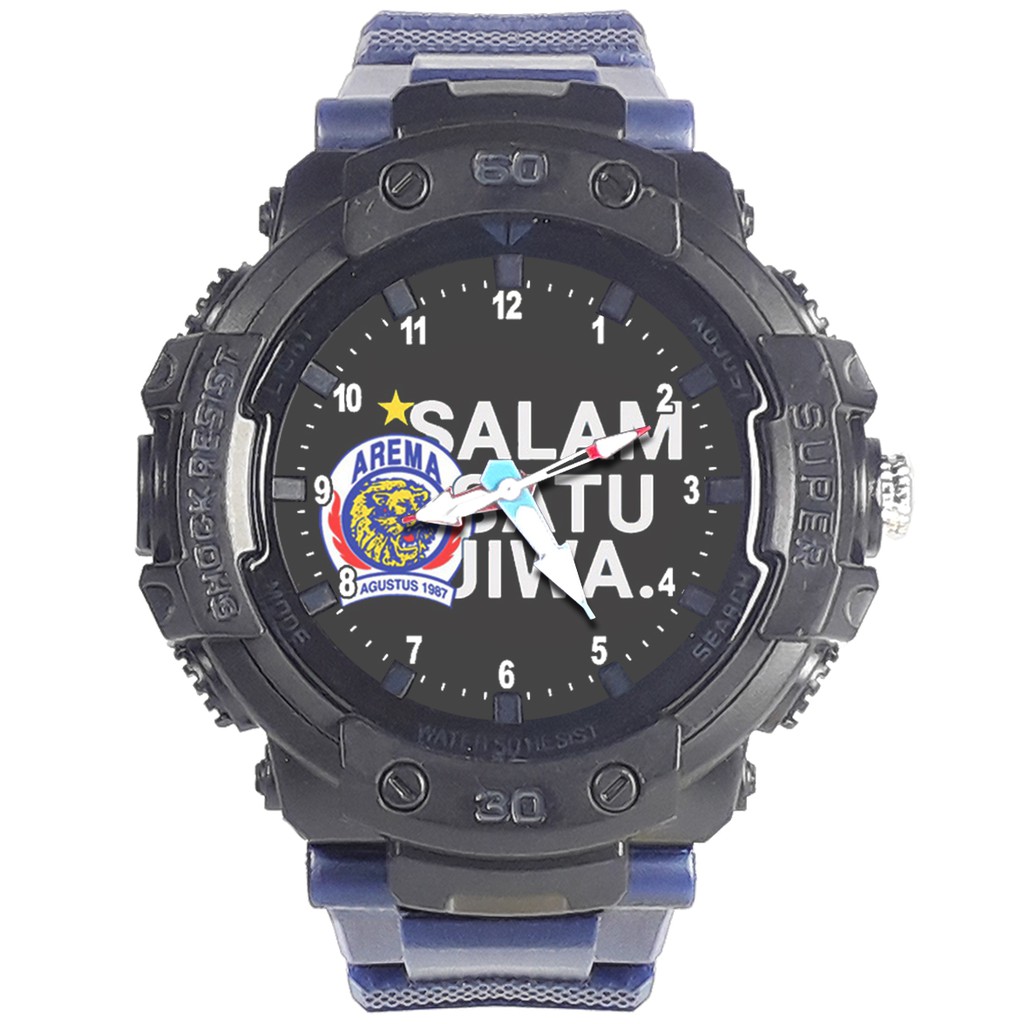 Jam Tangan  AREMA MOTIF 1 Bagus