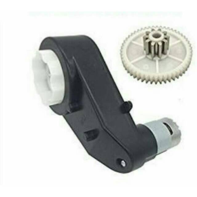 Gearbox dinamo 6V RS550 20000Rpm mobil mainan aki