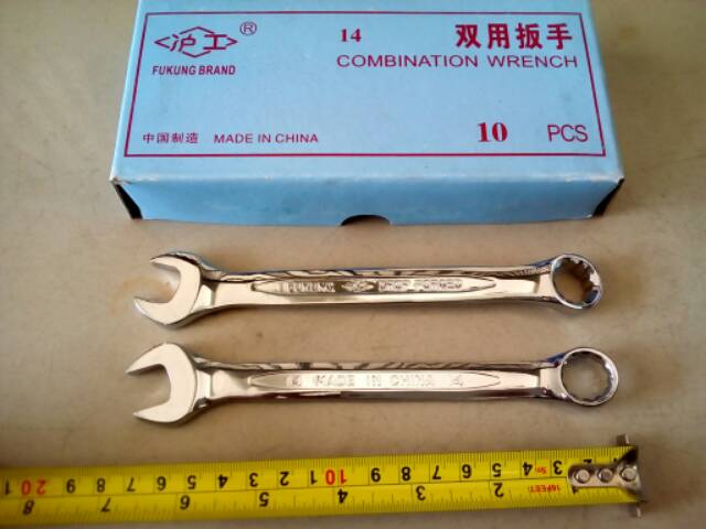 KUNCI RING PAS TERSEDIA BANYAK UKURAN/Combination Wrench Spanner Spana/kunci ring pas kombinasi BERKUALITAS/KUNCI TUKANG PERTUKANGAN