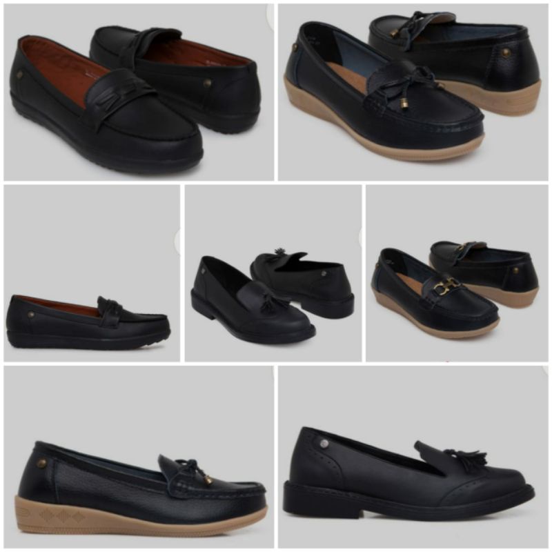 Triset Shoes Loafer Shoes sepatu hitam