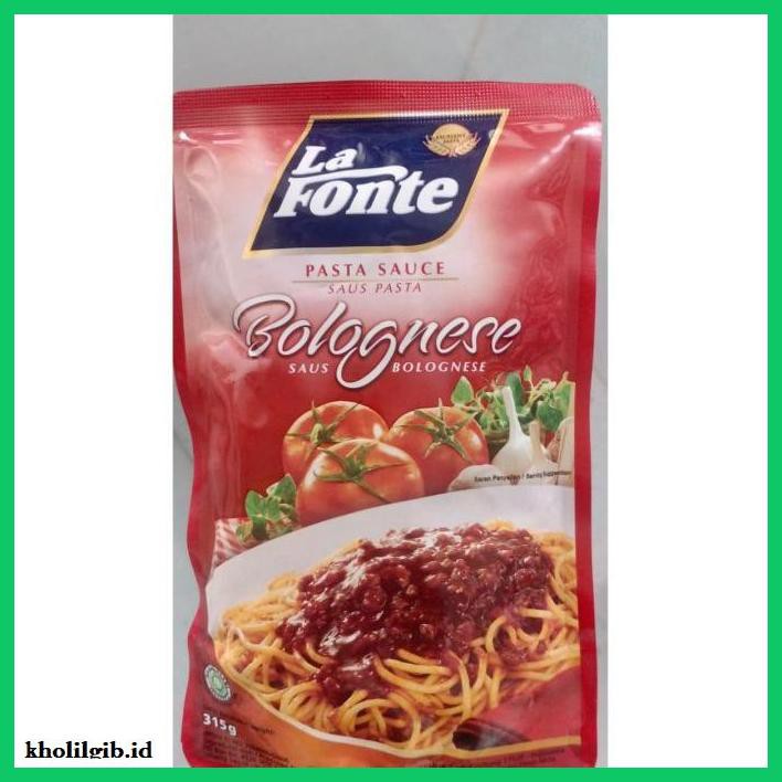 

gnidderdsaus- la fonte saus bolognese 315gr -asliiiiii.