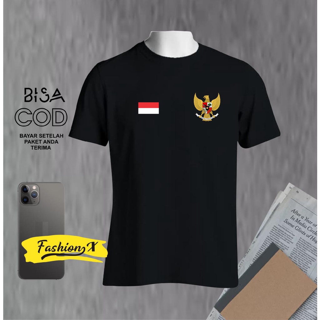 Kaos Pria Distro Garuda Bandung Original Murah/Baju Oblong Katun 30s