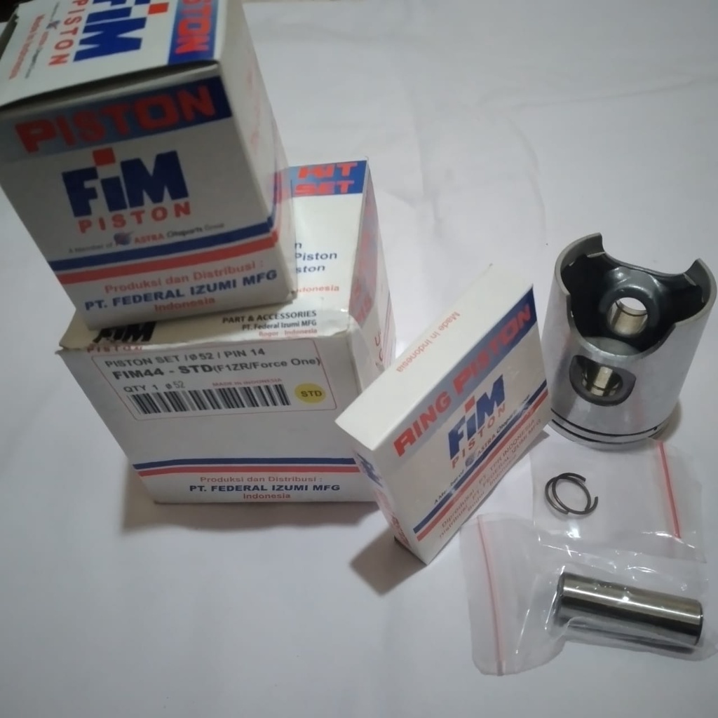 PISTON KIT SEHER KIT F1ZR / FORCE 1 PIN 14 OS STD 25 50 75 100 125 150 175 200 225 250 300 350 400 FIM 44 ORIGINAL 100%