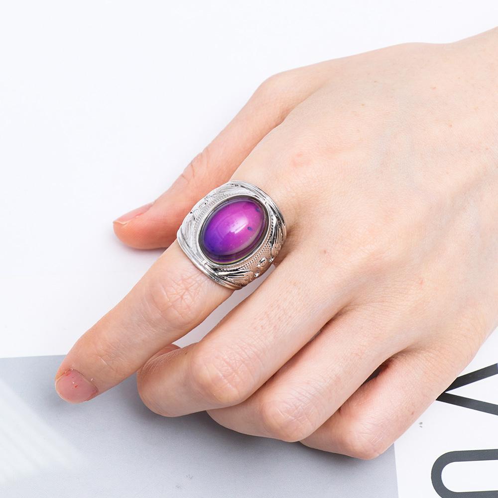 Wonder Mood Ring Party Mode Baru Perhiasan Kontrol Suhu