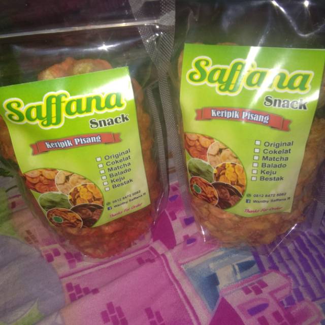 

Kripik pisang Saffana Snack
