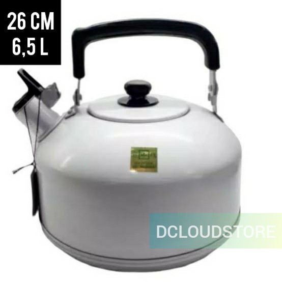 Teko Nasional Maspion 6,5 Liter 26cm Bunyi Siul Whistling Pemanas Air